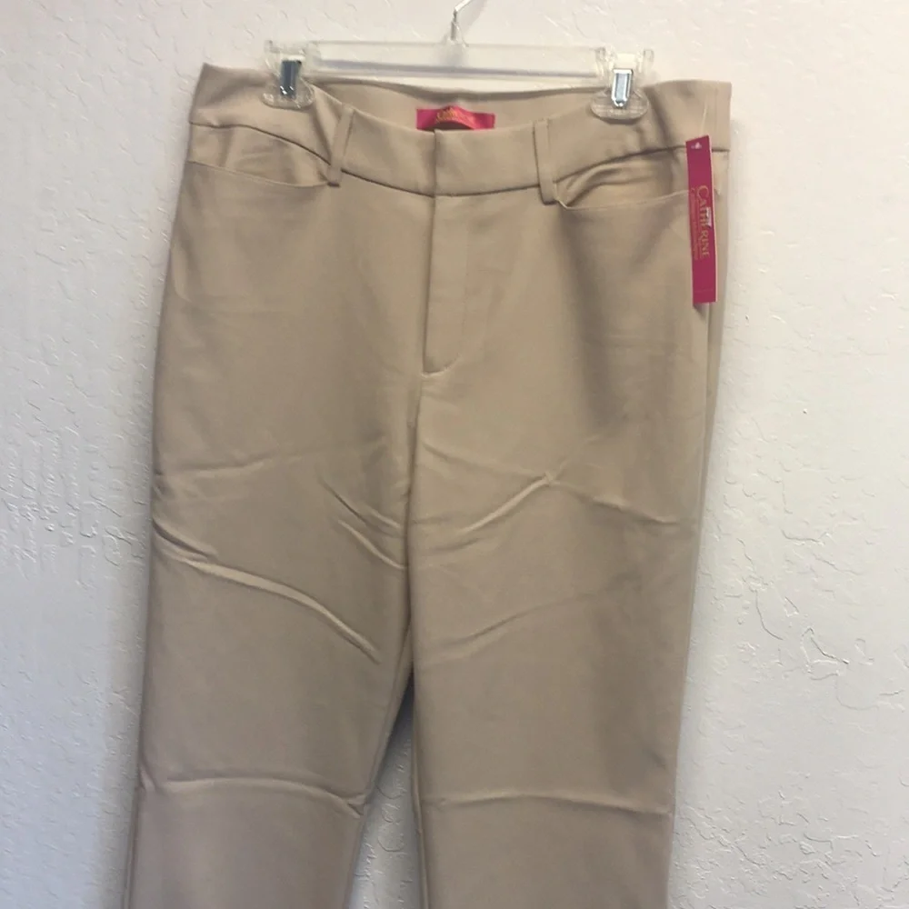Catherine Malandrino New Khaki Slacks